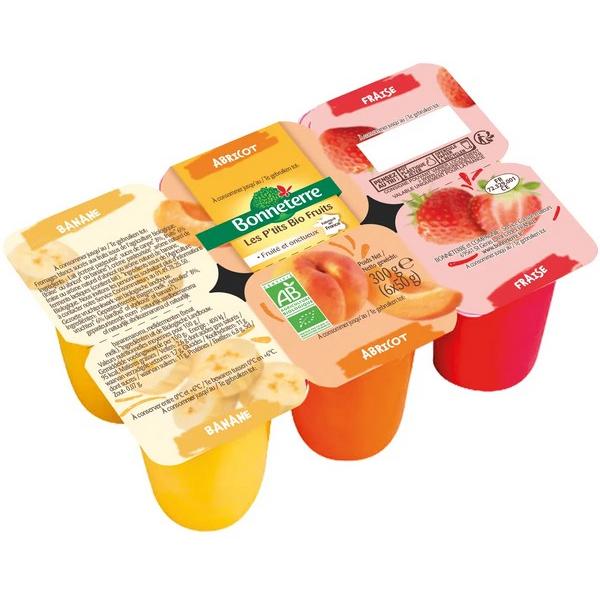 BONNETERRE  LES P'TITS BIO FRUITS 6X50GR 300GR BF1