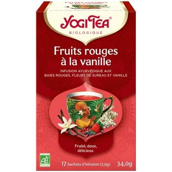 YOGI TEA FRUITS ROUGE VANILLE 17X SACHETS 34GR MR6