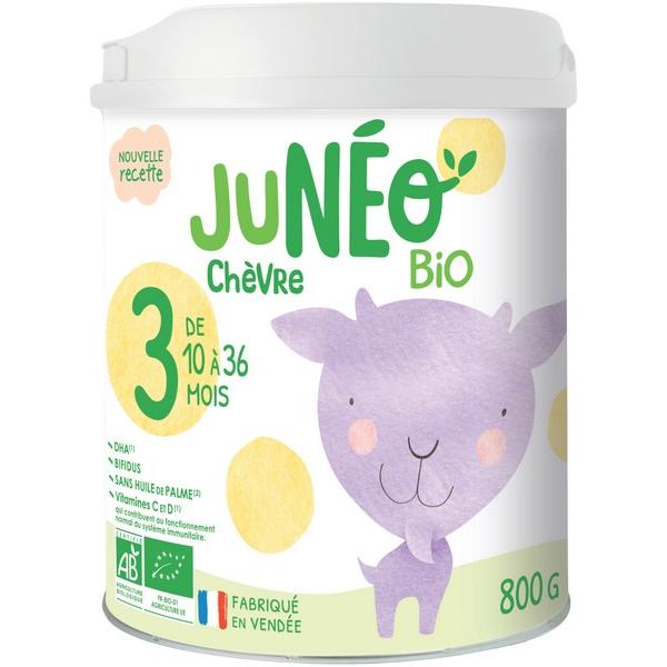 JUNEO PREPARATION CHEVRE N°3 (10-36MOIS) LAIT EN POUDRE 800GR HY1