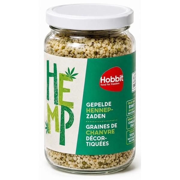 DE HOBBIT GRAINES DE CHANVRE DECORTIQUEES 200GR BF6