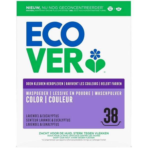 ECOVER LESSIVE POUDRE COULEUR 1.9KG MR5