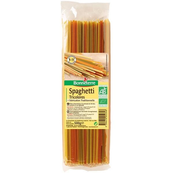 BONNETERRE SPAGHETTI TRICOLORES 500GR BF12