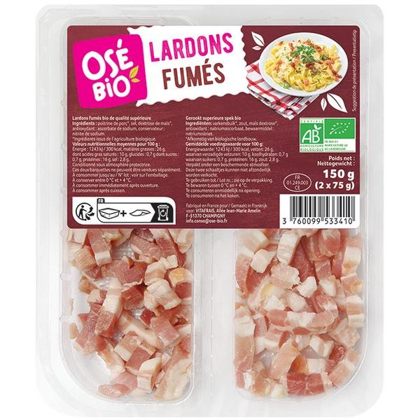 OSEBIO LARDONS FUMES 150GR BF8