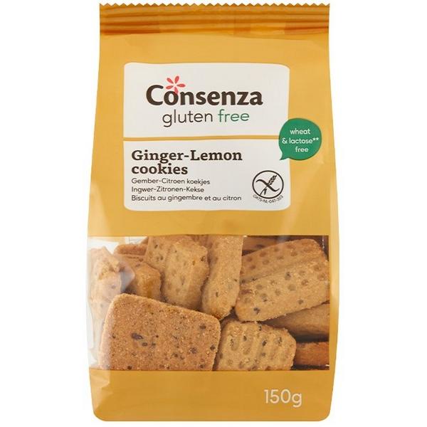 CONSENZA BISCUITS GINGEMBRE CITRON 150GR RV6