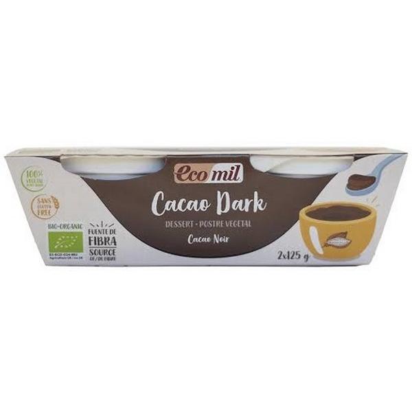 ECOMIL DESSERT CACAO NOIR 2X125GR MV6