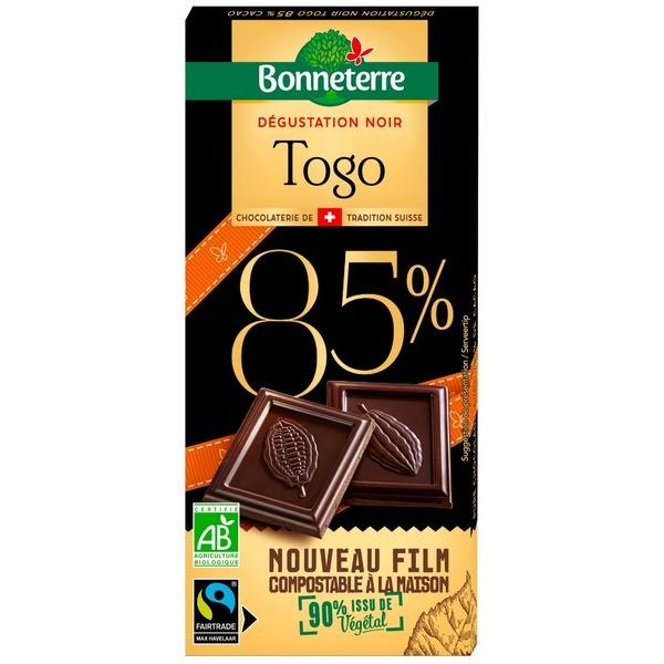 BONNETERRE CHOCOLAT NOIR TOGO 85% 80GR BF8
