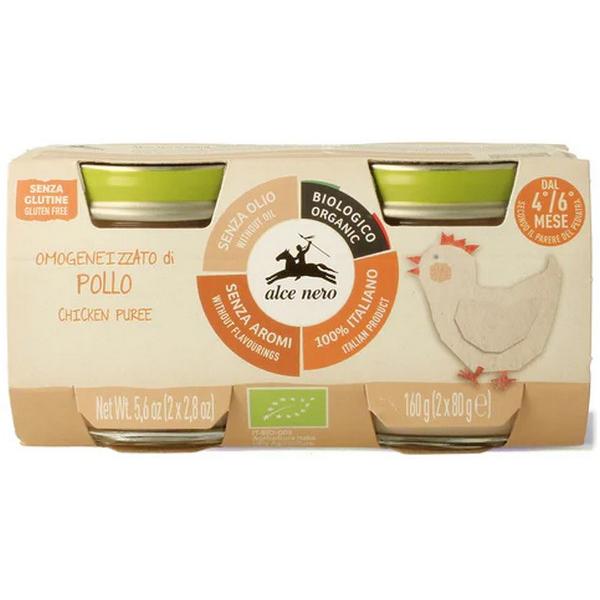 ALCE NERO BABY FOOD PETIT POT POULET 2X80GR TT6